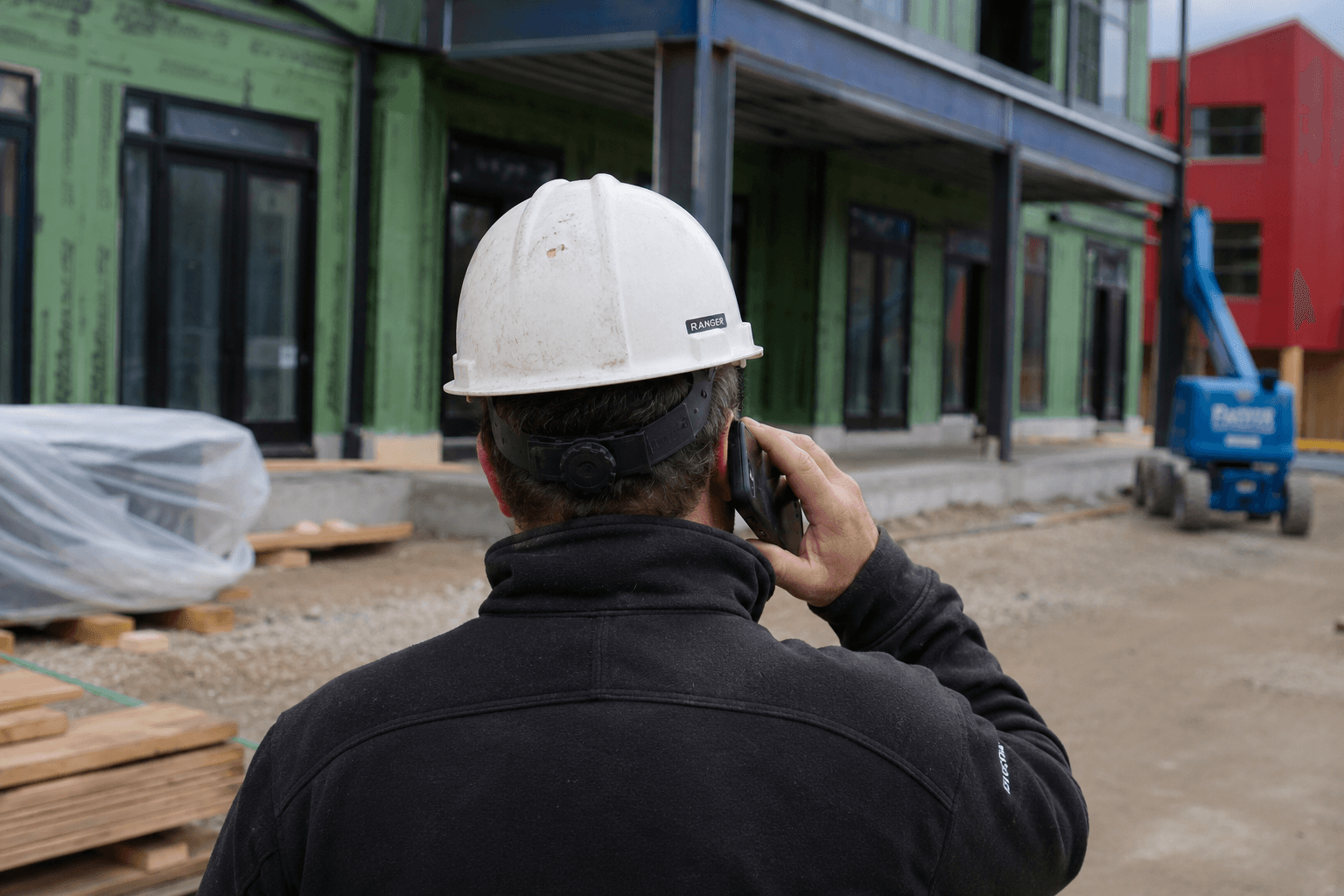 Hardline turning a jobsite phone call into structured construction documentation