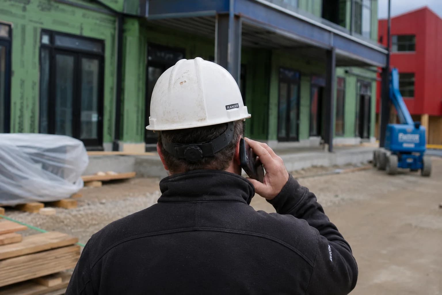 Hardline turning a phone call into structured construction documentation